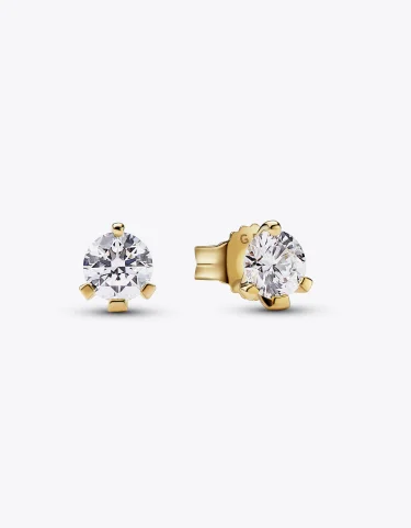 Pandora Nova 14k Gold Lab-grown Diamond Earrings