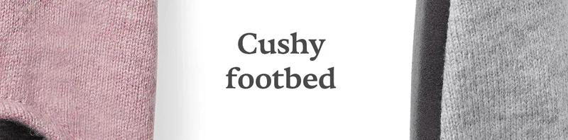 Cushy footbed