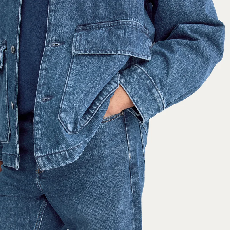 Image | The Selvedge Straight Fit Jean | Inkwell Blue