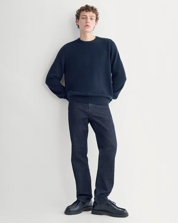 Image | The Organic Cotton Straight-Leg Jean | Pure Blue