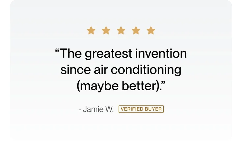 “The greatest invention since air conditioning (maybe better).”