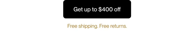Get up to $400 off