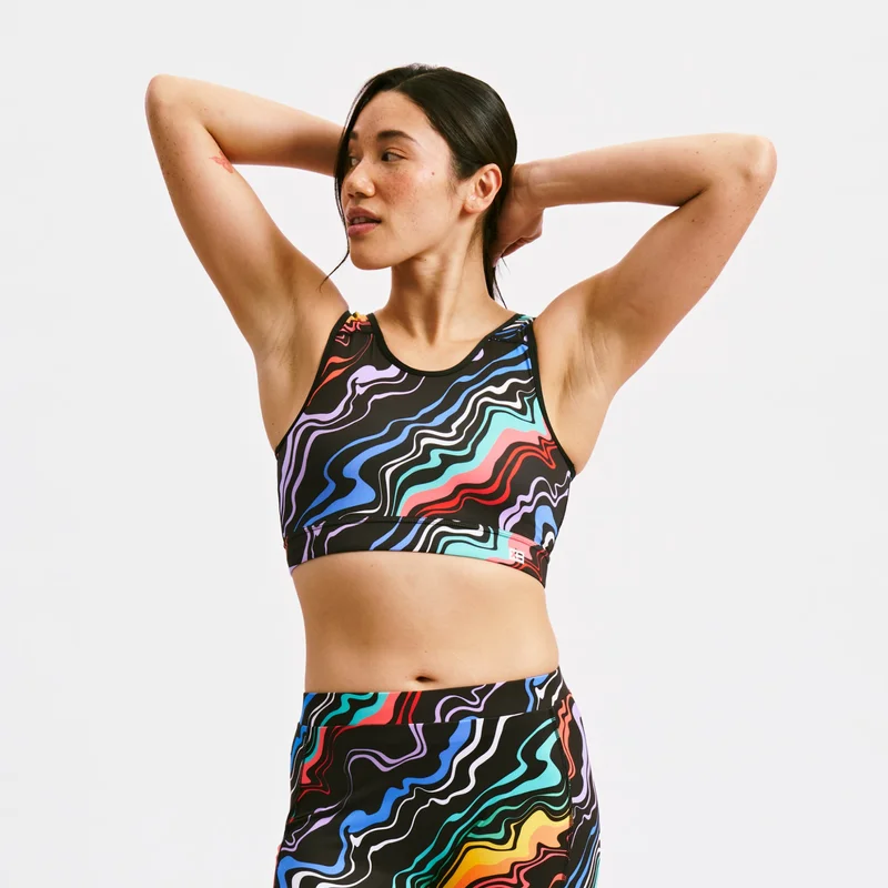 Image of Swim Sport Compression Top - Making Waves
