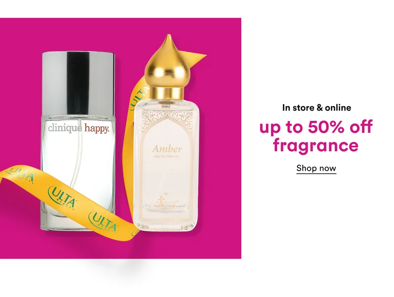 In store & online | up to 50% off fragrance