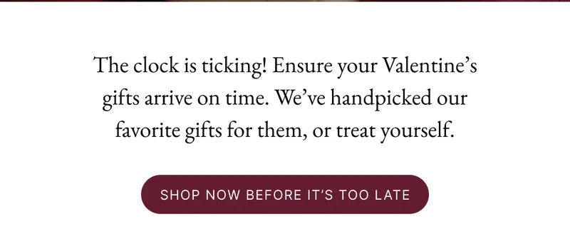 Shop Now Before It's Too Late >