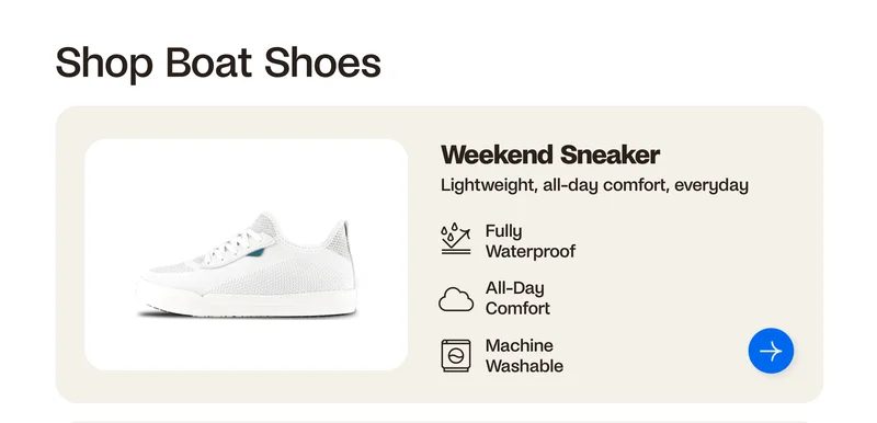 Weekend Sneaker in Marble White