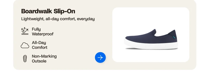 Boardwalk Slip-On in Coastal Blue