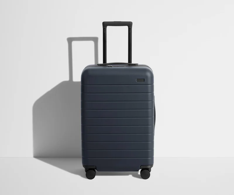 Image of The Bigger Carry-On in Navy Blue