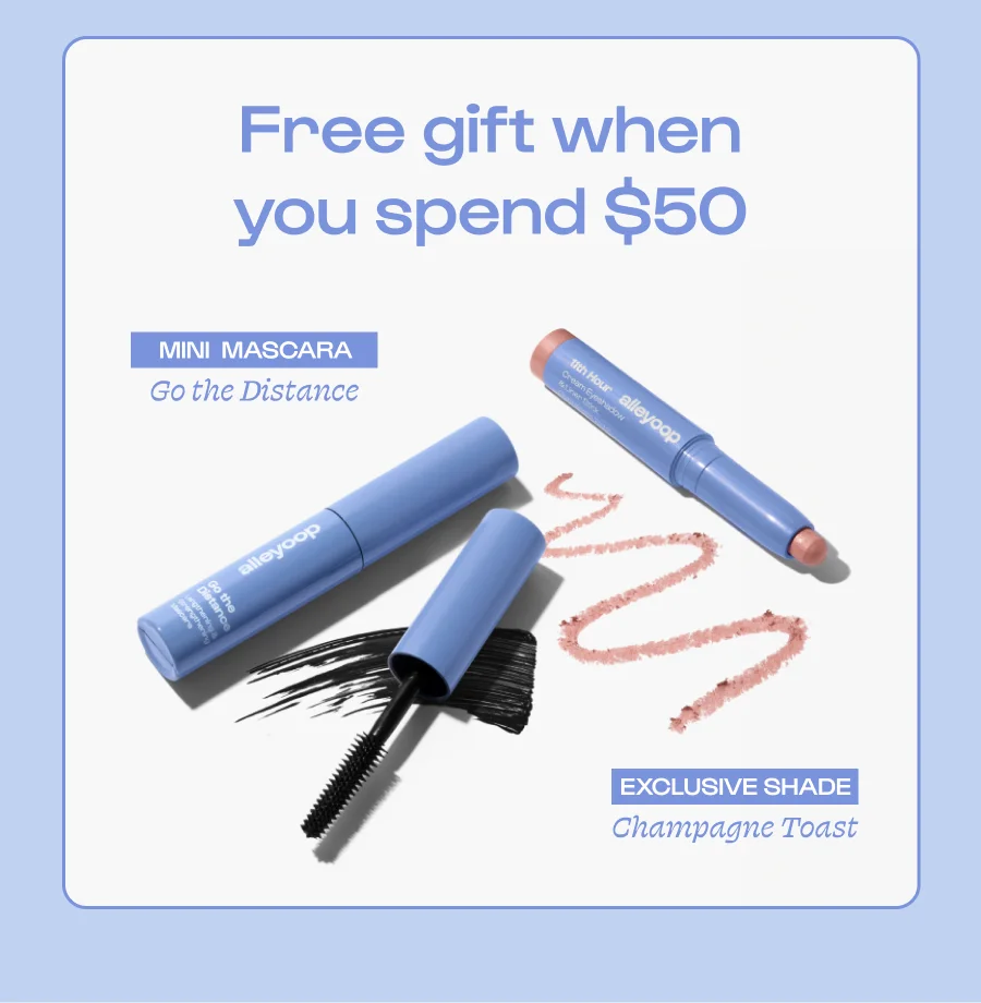 Free gift when you spend $50