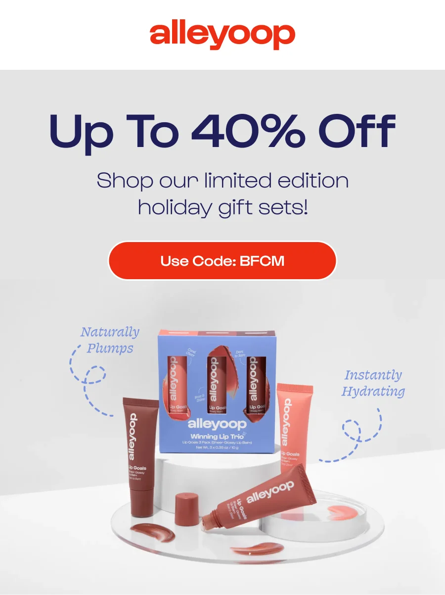 Up to 40% Off! Shop our limited edition holiday gift sets! Use Code: BFCM