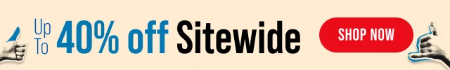 Up to 40% Off Sitewide