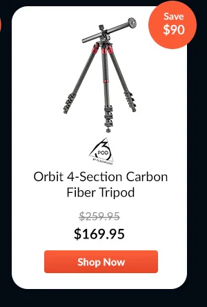 3Pod Orbit 4-Section Carbon Fiber Tripod
