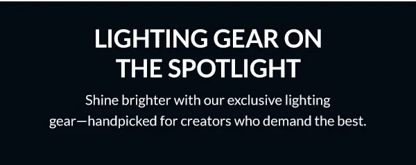 LIGHTING GEAR ON THE SPOTLIGHT