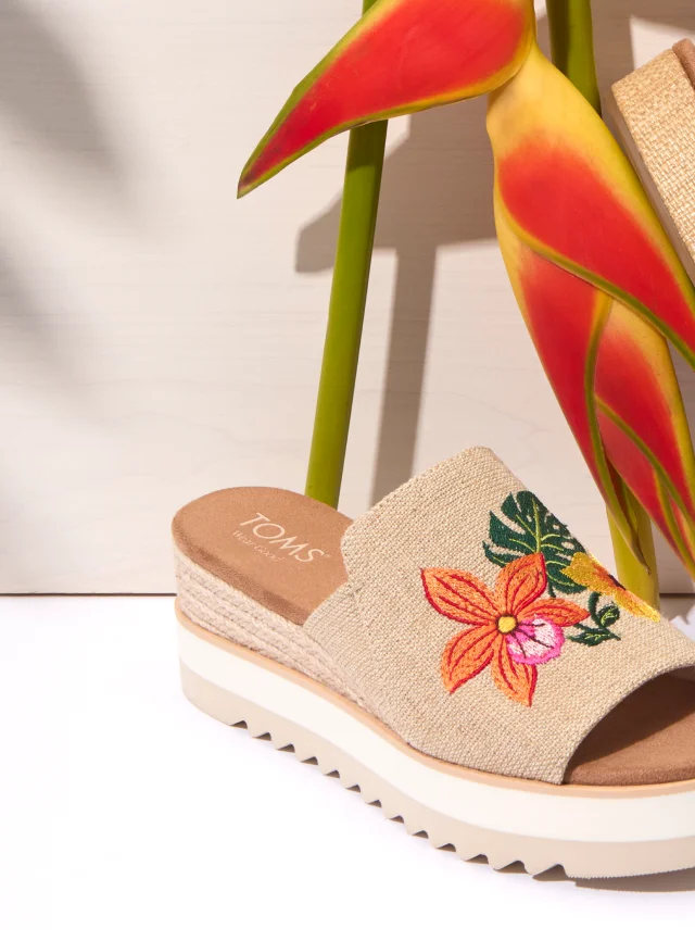 Diana Mule Wedge Sandal