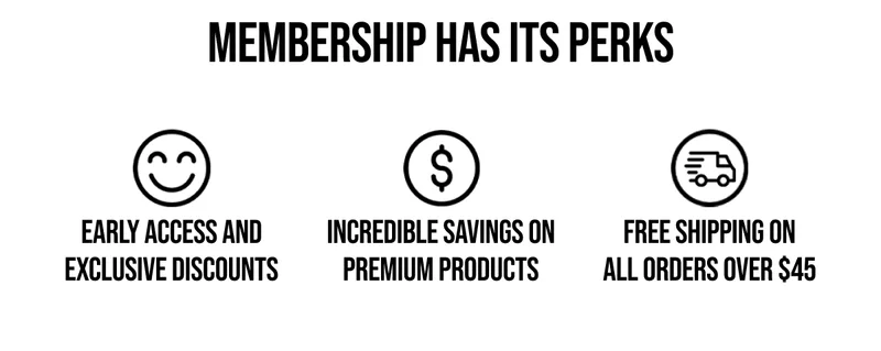 Membership has it perks