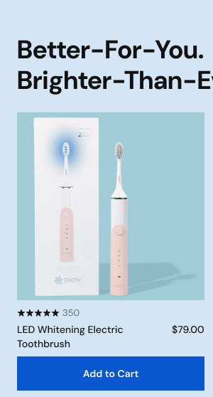 LED Whitening Electric Toothbrush [SHOP NOW]