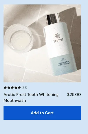 Arctic Frost Teeth Whitening Mouthwash [SHOP NOW]
