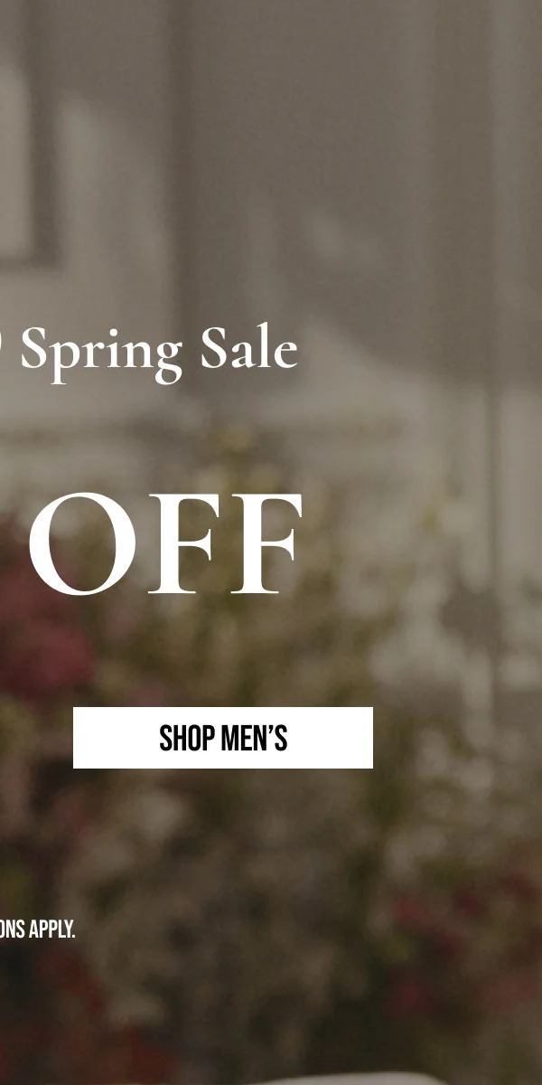 SHOP MEN'S | *EXCLUSIONS APPLY.