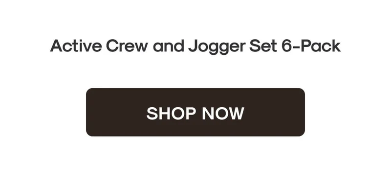 Active Crew and Jogger Set 6-Pack