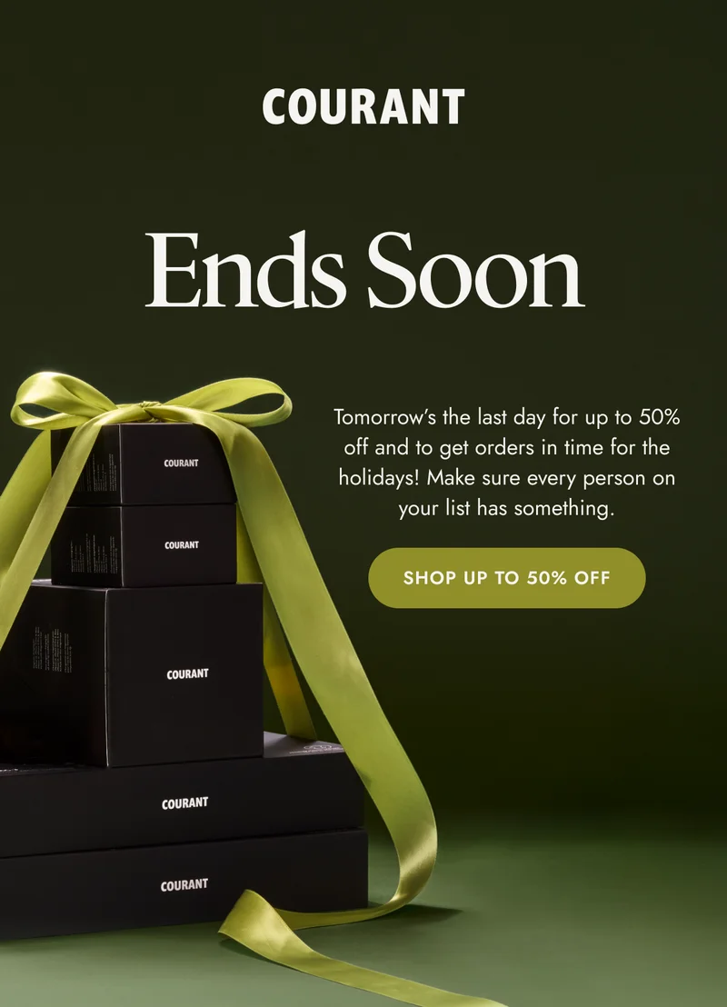 Tomorrow’s the last day for up to 50% off and standard shipping to get orders in time for the holidays! Make sure every person on your list has something. SHOP UP TO 50% OFF