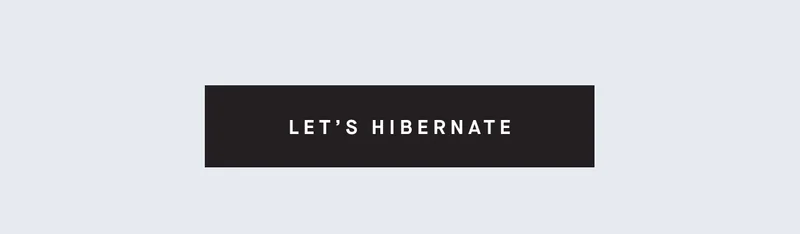 LET’S HIBERNATE