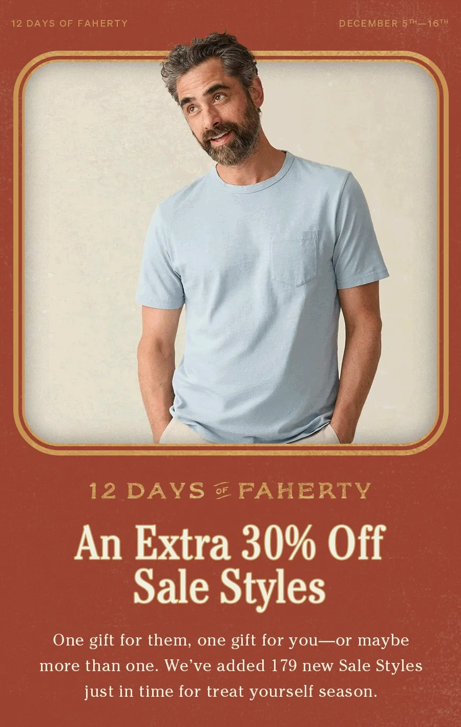 12 Days of Faherty Extra 30% Off