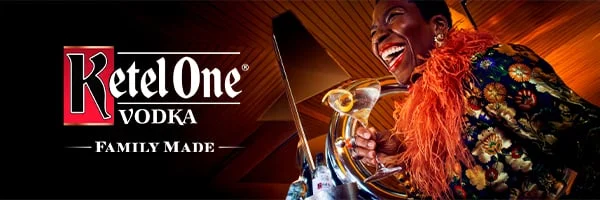 Ketel One Vodka Footer ad. Text that reads: "Family Made."