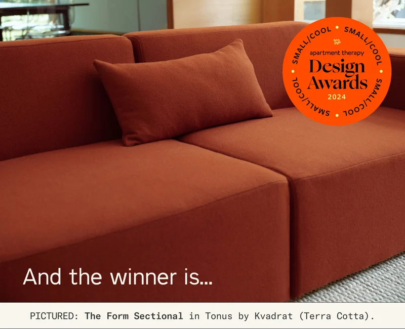 And the winner is... (Pictured: The Form Sectional in Tonus by Kvadrat)