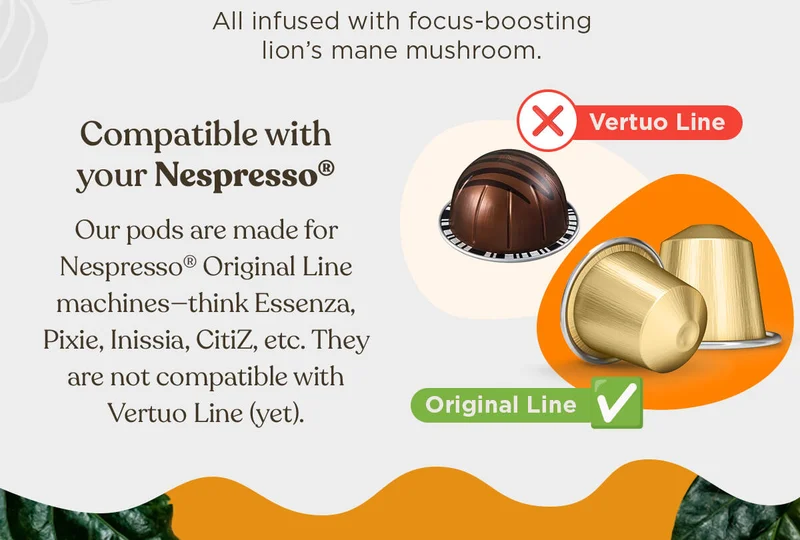 Compatible with your Nespresso