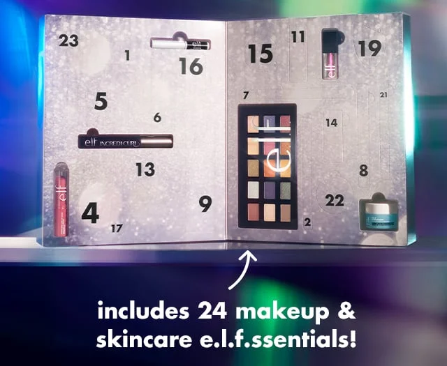 includes 24 makeup & skincare e.l.f.ssentials!