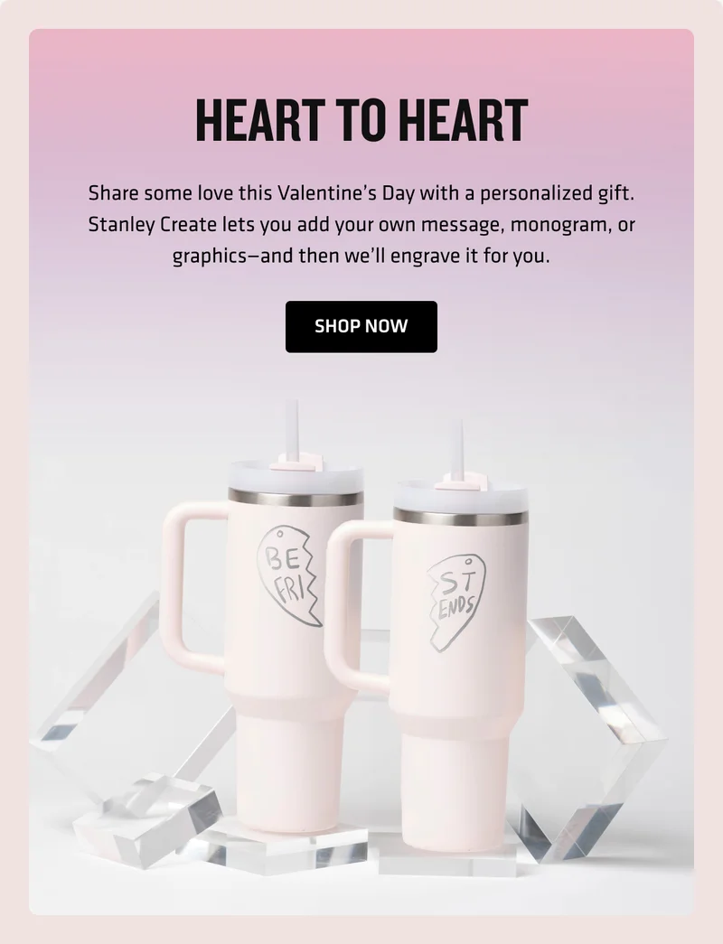 Share some love on Valentine's Day with a personalized gift