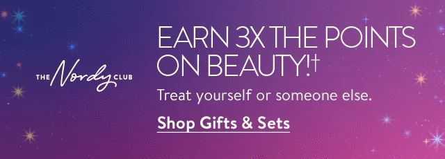 Earn 3 times the points on beauty!