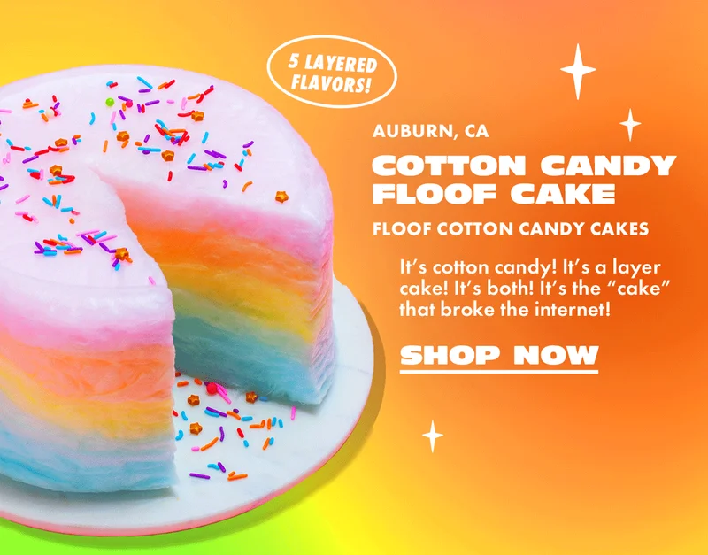 Cotton Candy Cake