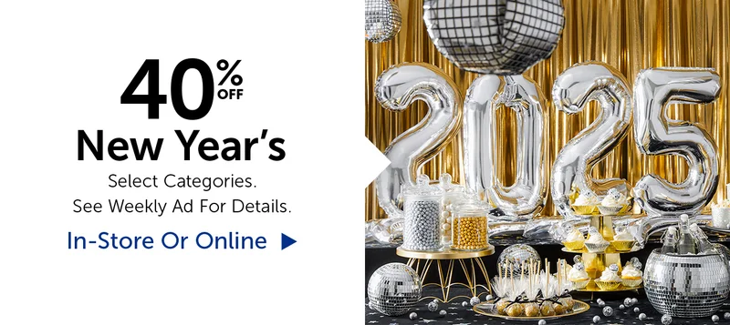 40% Off New Year's - Select Categories