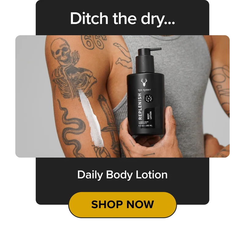 Ditch the dry...