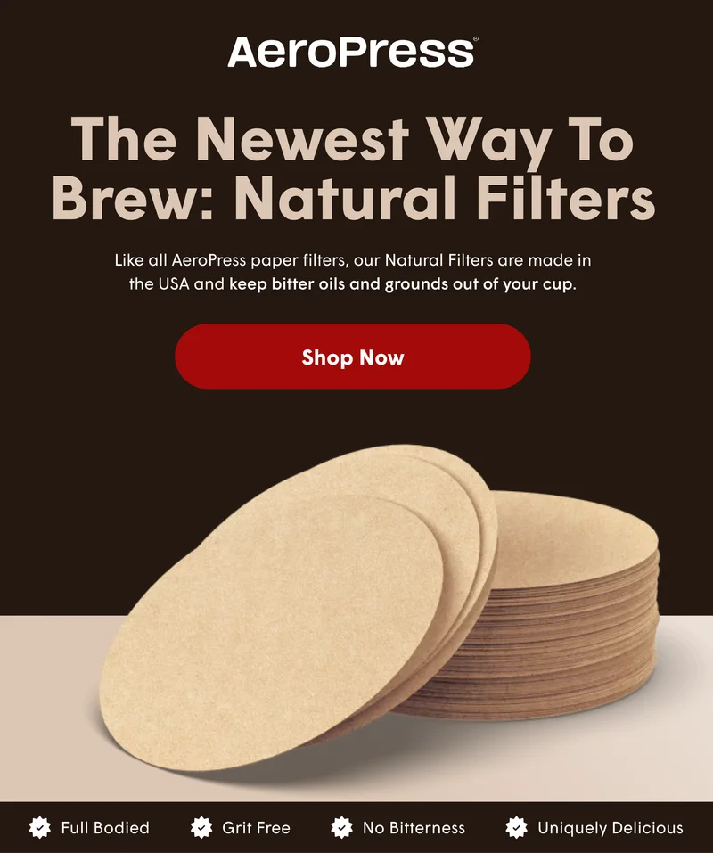 AeroPress paper micro-filters
