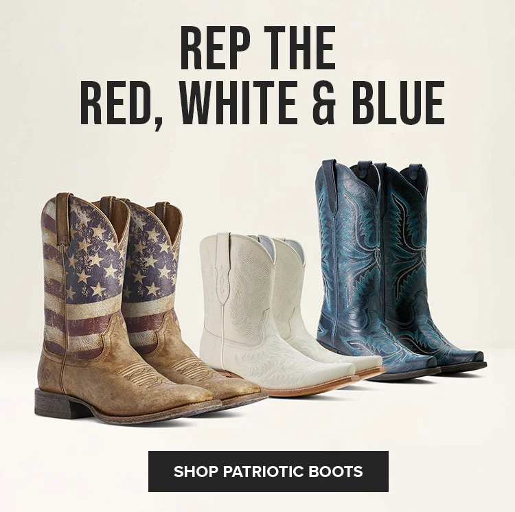 REP THE RED, WHITE AND BLUE | SHOP PATRIOTIC BOOTS