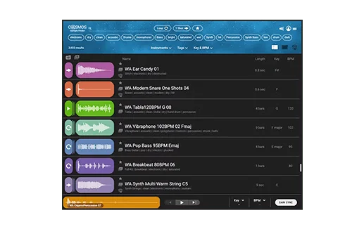 COSMOS Sample Finder