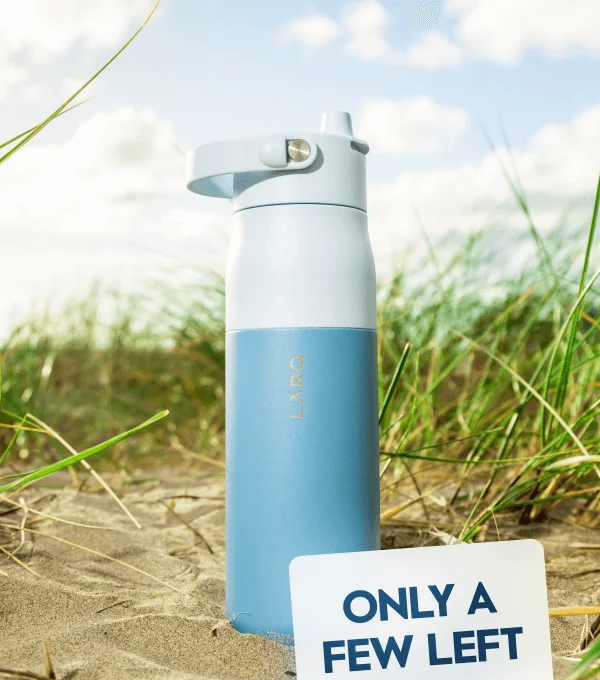 Get your LARQ Bottle Swig Top in Amalfi Blue before it’s sold out for good.