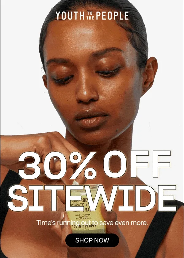 30% OFF SITEWIDE