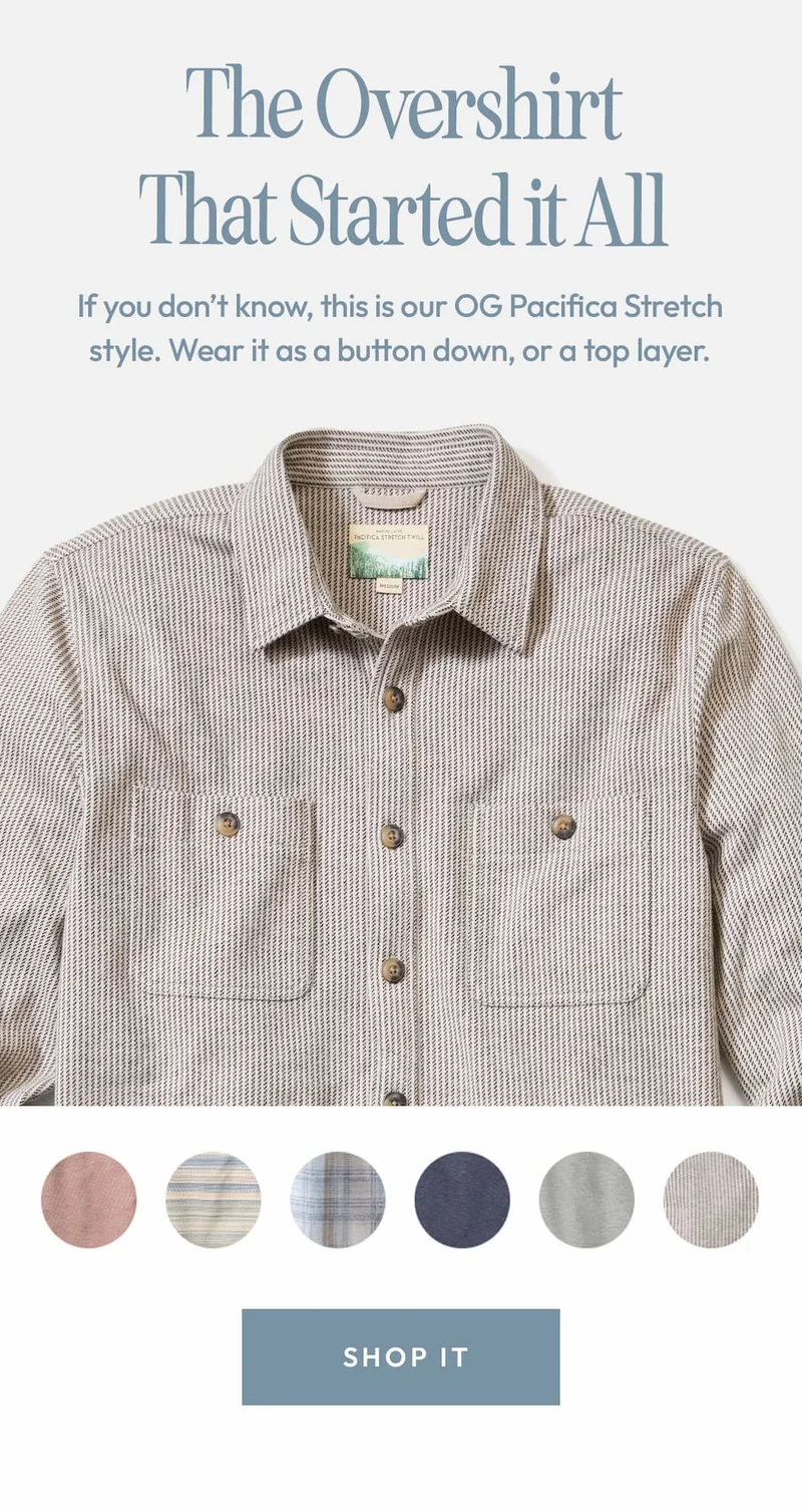 The overshirt that started it all