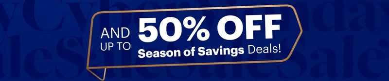 + Up to 50% OFF Deals!