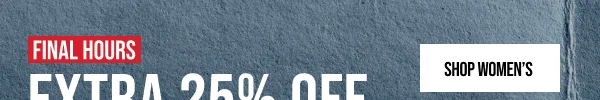 Extra 25% off Shop Women's