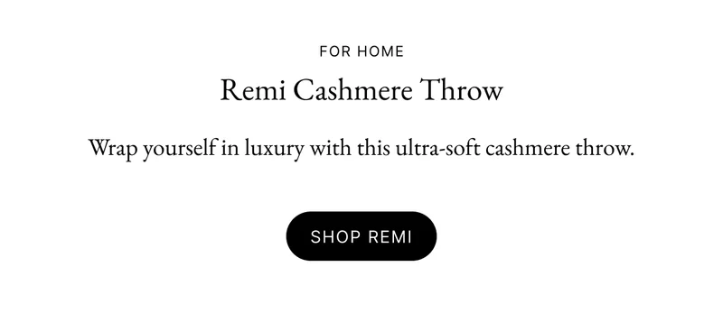 Remi Cashmere Throw