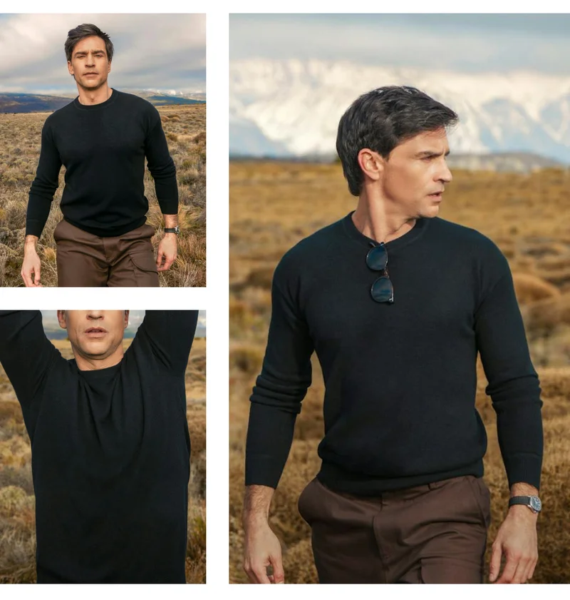 Mateo Cashmere Crewneck Sweater