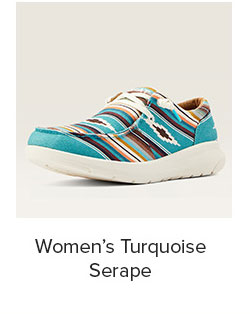 Women’s Turquoise Serape
