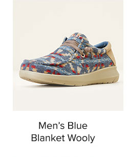 Men’s Blue Blanket Wooley