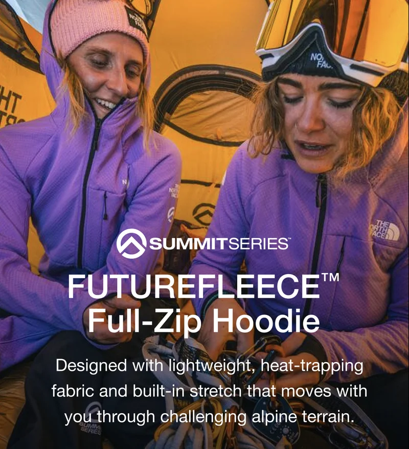 SUMMITSERIES® FUTUREFLEECE™ Full-Zip Hoodie -  Designed with lightweight, heat-trapping fabric and built-in stretch that moves with you through challenging alpine terrain.