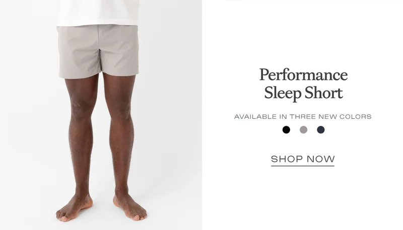 Men's Performance Sleep Short! - Shop Now