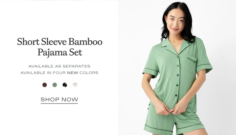 Short Sleeve Bamboo Pajama Set - Shop Now!